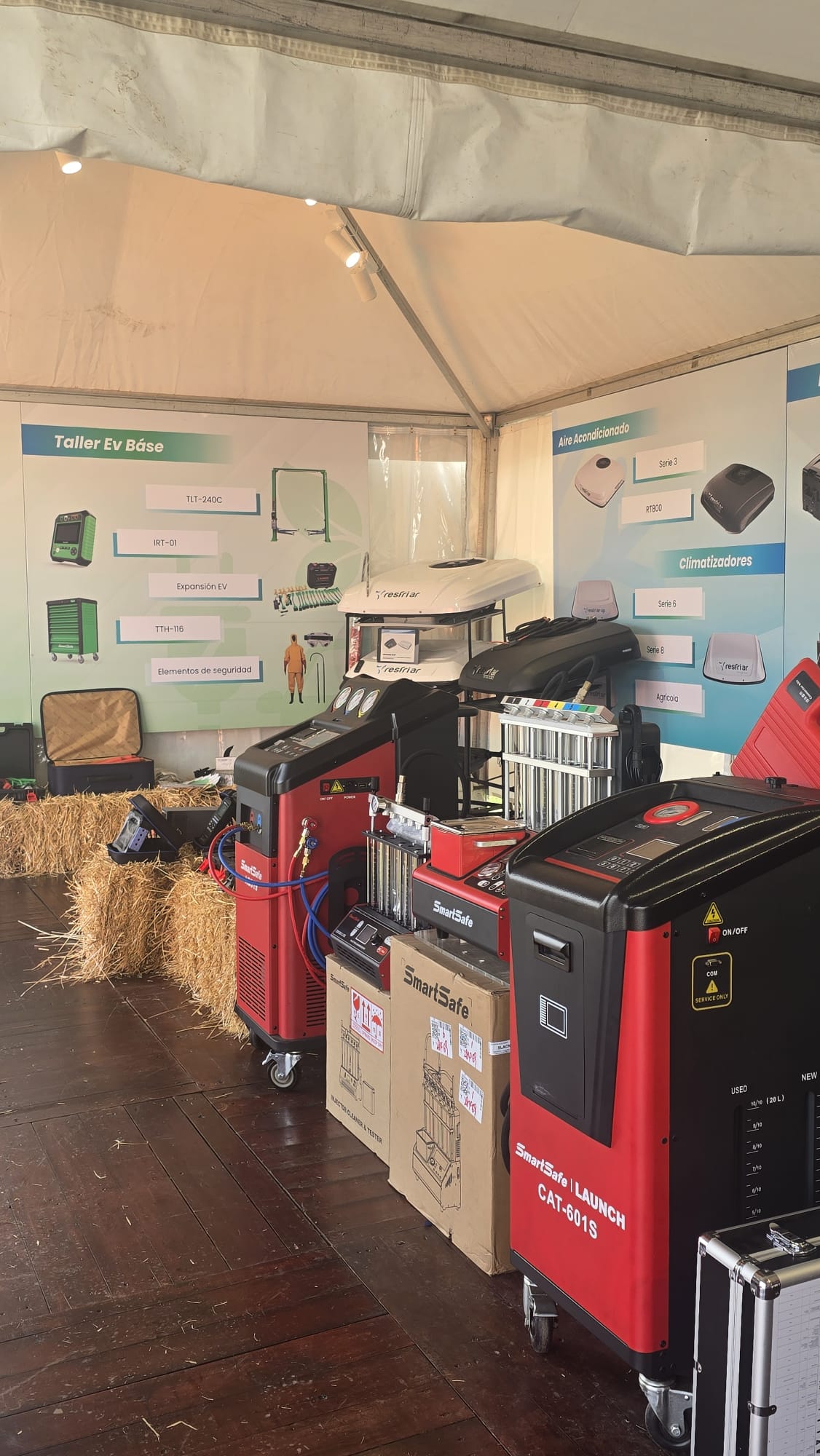 ATF-601, AC-519, CNC-605AP y CNC-603 Lite en el stand