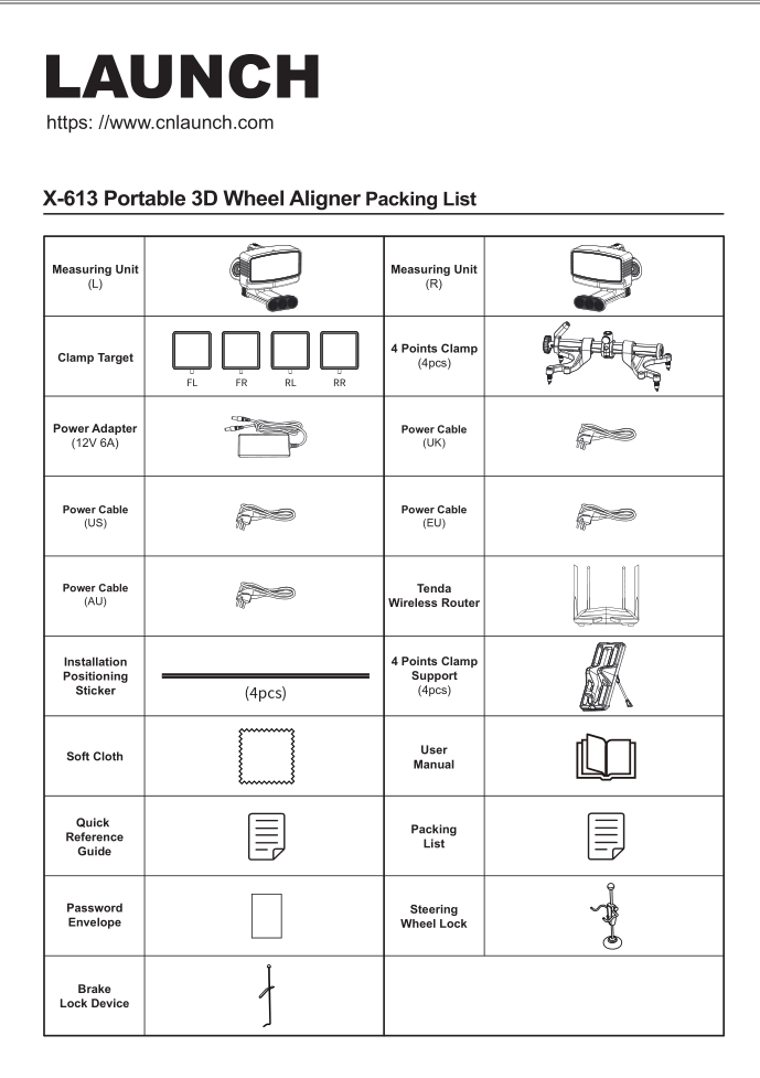LAUNCH X-613 – Alineadora 3D Imantable Inalámbrica view 5